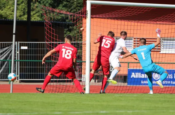 1. ST: FC Saalfeld - SV Moßbach 2:0 (1:0)