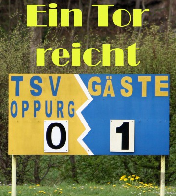 Pokal: TSV 1898 Oppurg II - SV Moßbach (Samstag, 15.00 Uhr)