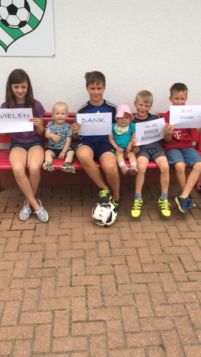 Wir bedanken uns bei Familie Rübmann aus Pößneck