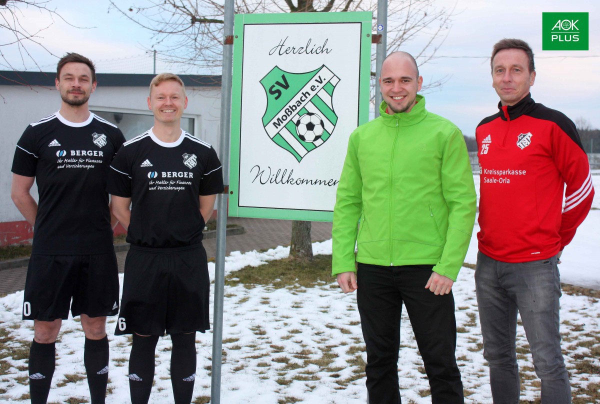 Der SV Moßbach kooperiert mit der AOK PLUS