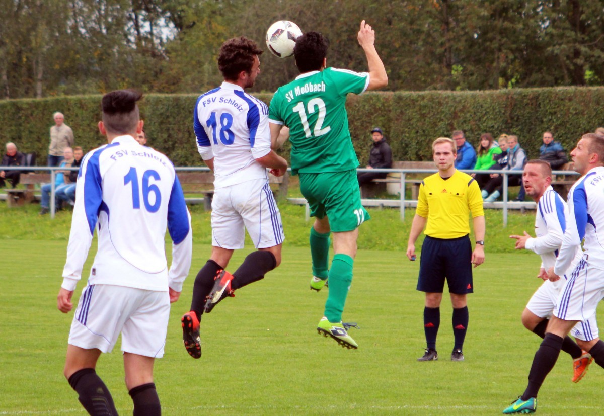 FSV Schleiz - SV Moßbach (Samstag, 12.30 Uhr)