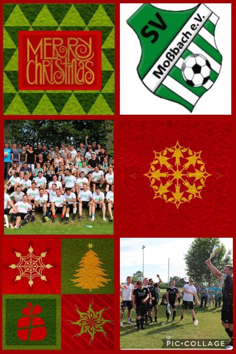 FROHE WEIHNACHTEN wünschen die Jungs der 1. Mannschaft