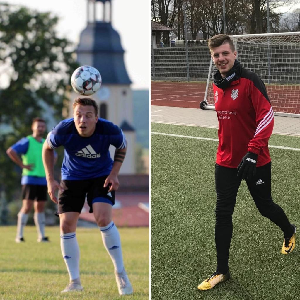 Fußballfreie Zeit: Timo Grau und Chrisi Heyne im Smalltalk