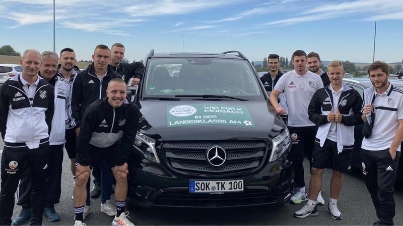 Zwei starke Partner: Taxi-Könitzer und SV Moßbach