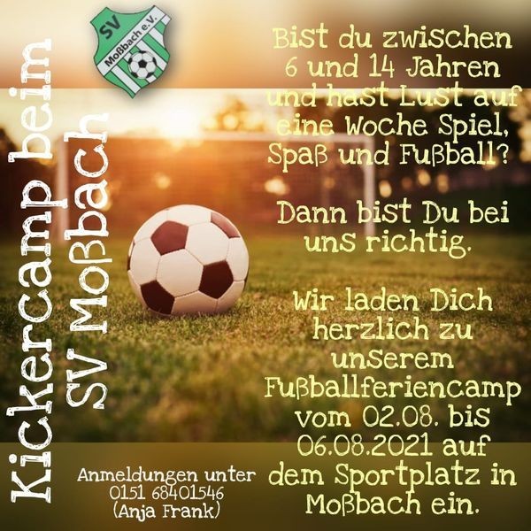 Unser Fußballferienlager ist ausgebucht ⚽️