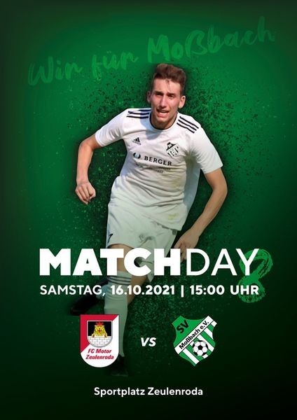 Am Samstag: Moßbach ist zum Kellerduell in Zeulenroda gefordert