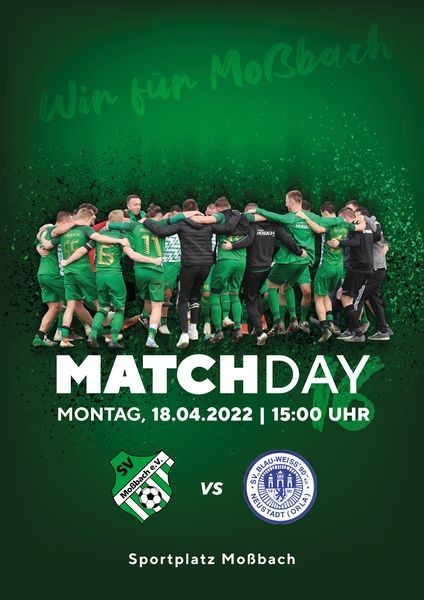 Vorschau-Telegramm: Derbymatche am Montag in Moßbach