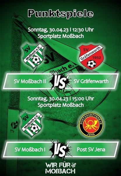 'GUT KICK' zum Moßbacher Heimspielsonntag! ⚽️