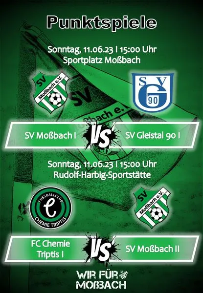 Am Sonntag: Heim- & Auswärtsspiel für unsere Männermannschaften ⚽️