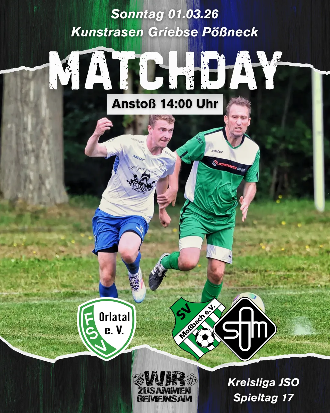 (1M) Die Rückrunde startet in Pößneck und der Ball rollt wieder! ⚽