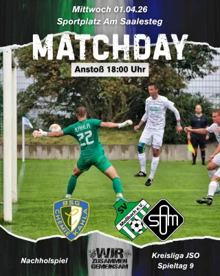 (1M) Mittwochabend: Nachholspiel in der Keks- und Porzellanstadt