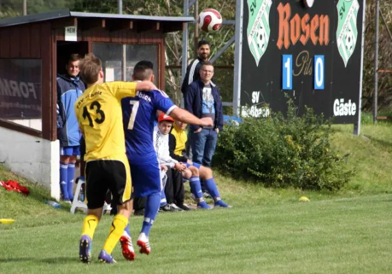 1. Spieltag: SV Moßbach : FSV Schleiz