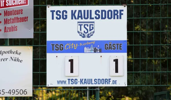 2. ST: TSG Kaulsdorf - SV Moßbach 1:1 (1:0)