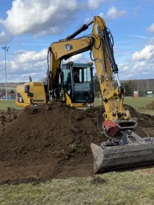 Bauprojekt Soccercourt im Jahr 2021