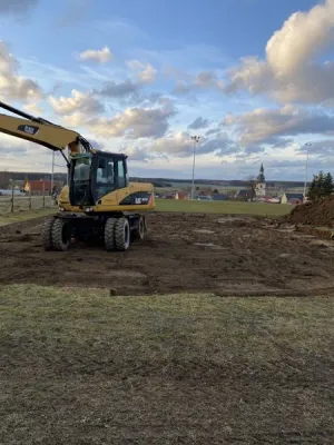 Bauprojekt Soccercourt im Jahr 2021