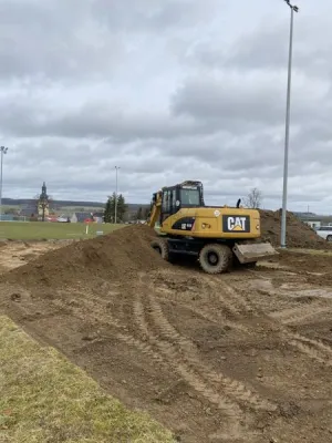 Bauprojekt Soccercourt im Jahr 2021