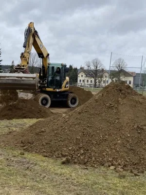 Bauprojekt Soccercourt im Jahr 2021