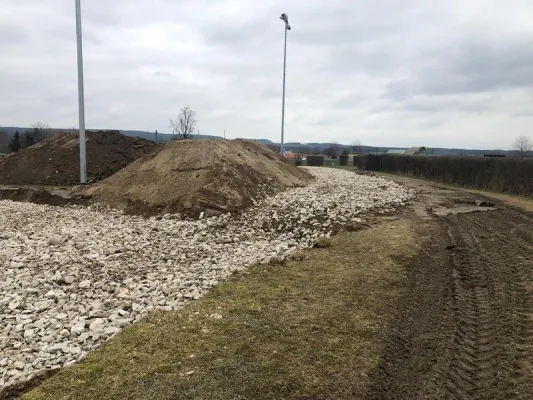 Bauprojekt Soccercourt im Jahr 2021