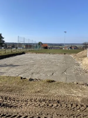 Bauprojekt Soccercourt im Jahr 2021