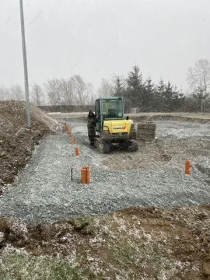 Bauprojekt Soccercourt im Jahr 2021