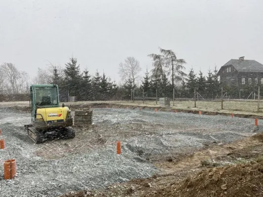 Bauprojekt Soccercourt im Jahr 2021