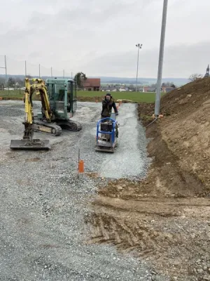 Bauprojekt Soccercourt im Jahr 2021