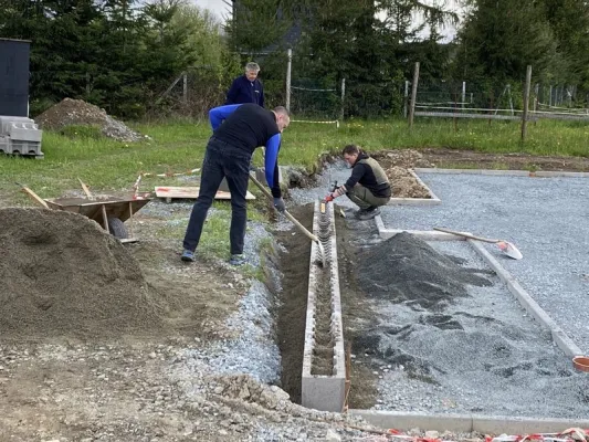 Bauprojekt Soccercourt im Jahr 2021