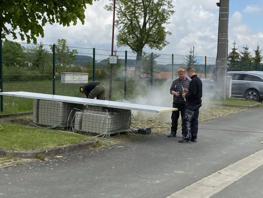 Bauprojekt Soccercourt im Jahr 2021