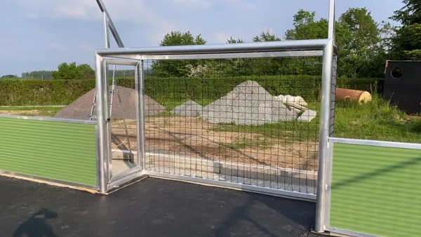 Bauprojekt Soccercourt im Jahr 2021