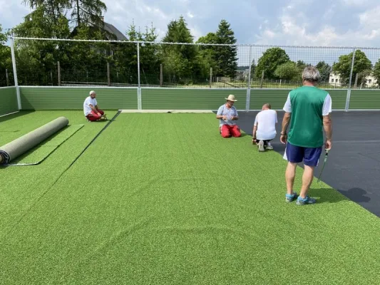 Bauprojekt Soccercourt im Jahr 2021