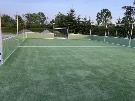 Bauprojekt Soccercourt im Jahr 2021