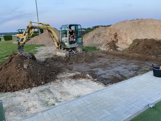 Bauprojekt Soccercourt im Jahr 2021