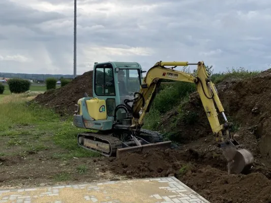 Bauprojekt Soccercourt im Jahr 2021