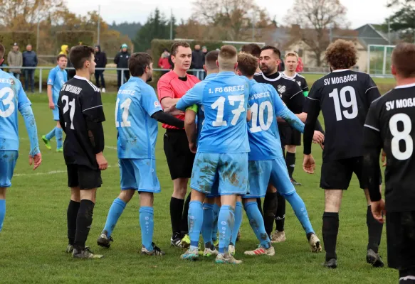 11. ST: SV Moßbach - 1. FC Greiz 1:0 (0:0)