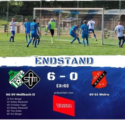 01.10.2023 SG SV Moßbach II vs. SV 61 Weira