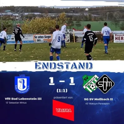 05.11.2023 VfR Bad Lobenstein III vs. SG SV Moßbach II