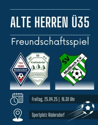 25.04.2025 TSV 1880 Rüdersdorf AH vs. SV Moßbach AH
